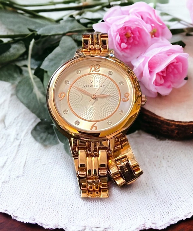 Viewpoint by Timex Rose gold watch Beautiful!