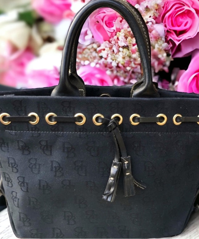 Dooney Bourke Vintage Hobo Black Purse