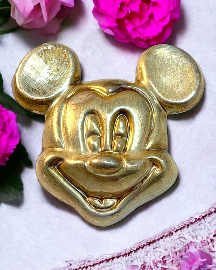Vintage sterling Mickey Mouse brooch pendant