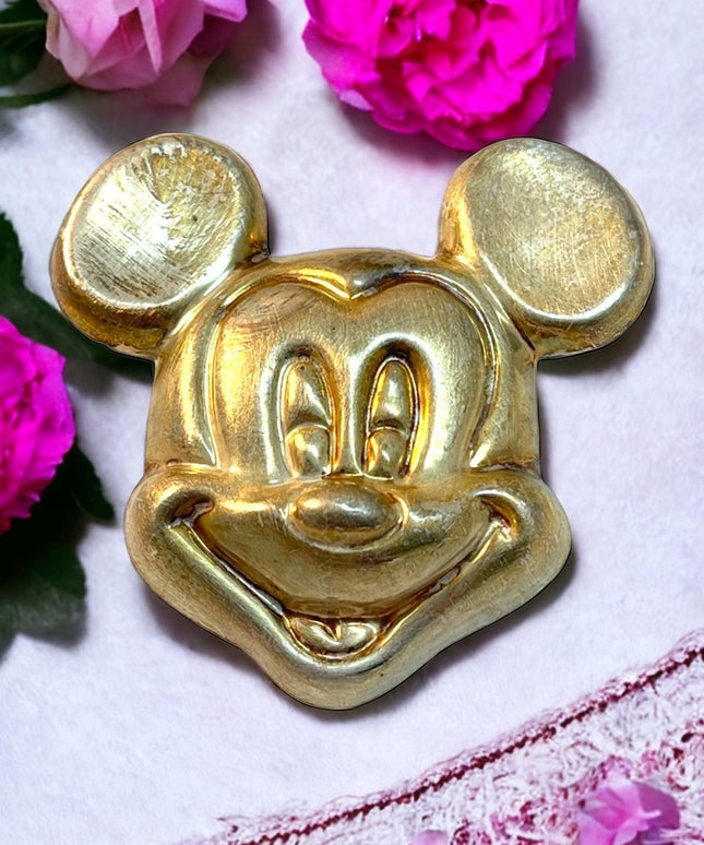 Vintage sterling Mickey Mouse brooch pendant