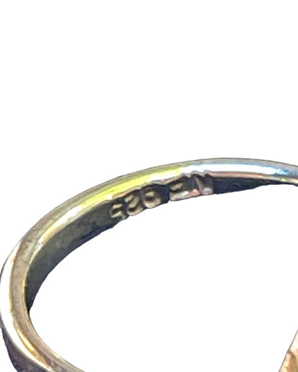 Sterling silver 925 fancy marcasite heat ring