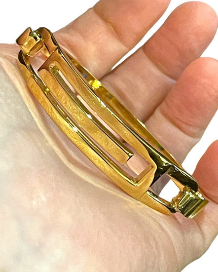 Lovely gold finish GIVENCHY Authentic fancy bracelet