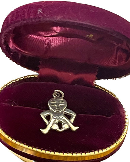 Vintage sterling silver 925 European Fertility Pendant