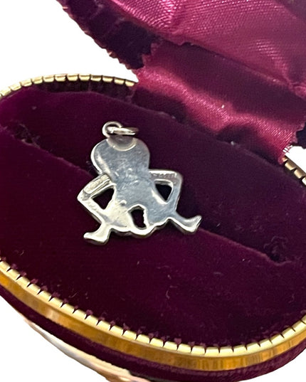 Vintage sterling silver 925 European Fertility Pendant