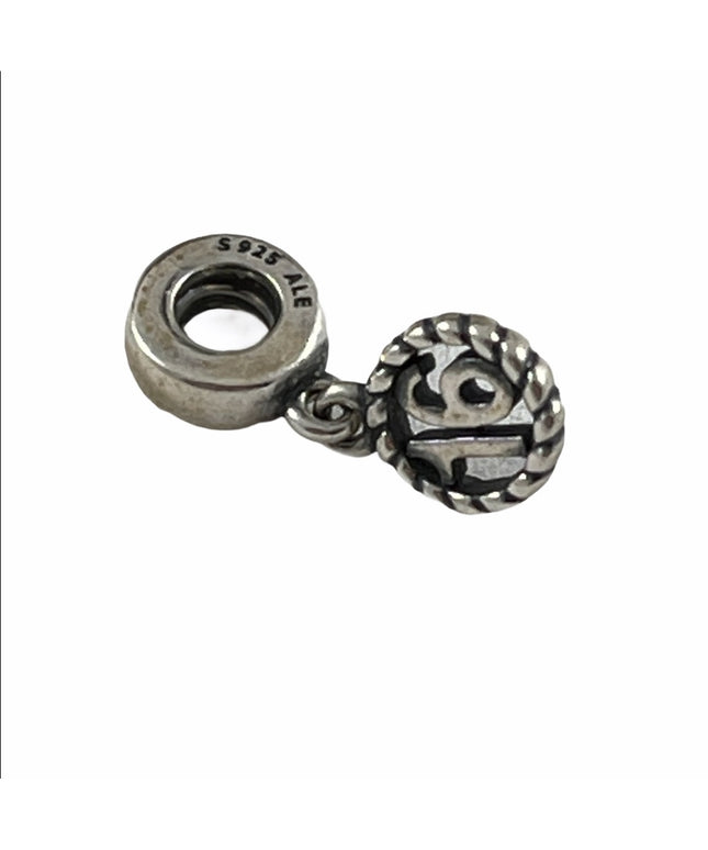 Pandora 16 Charm W box sterling silver Authentic