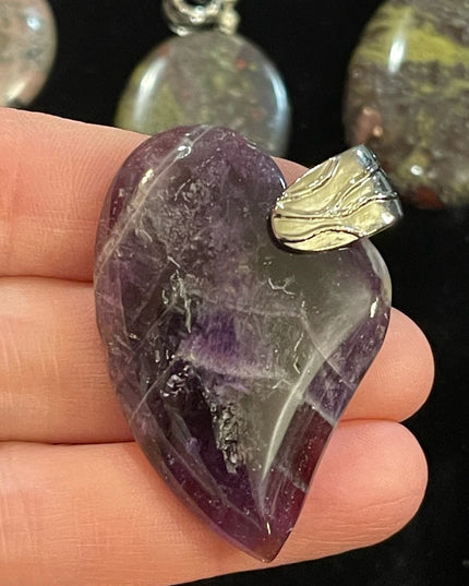 RESELLERS LOT  or GIFTS Party Favors 11pcs Large STONE Necklace pendants