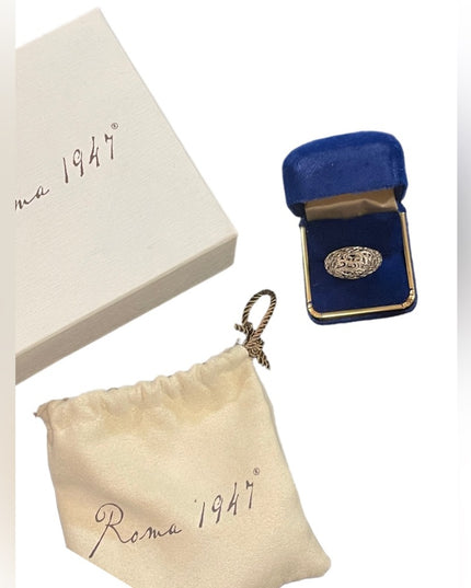 ROMA 1947 NIB Sterling silver 925 Domed ring
