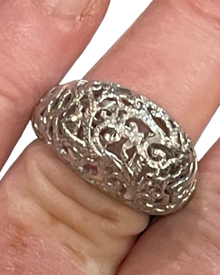 ROMA 1947 NIB Sterling silver 925 Domed ring