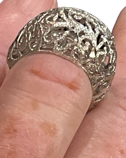 ROMA 1947 NIB Sterling silver 925 Domed ring
