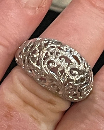 ROMA 1947 NIB Sterling silver 925 Domed ring