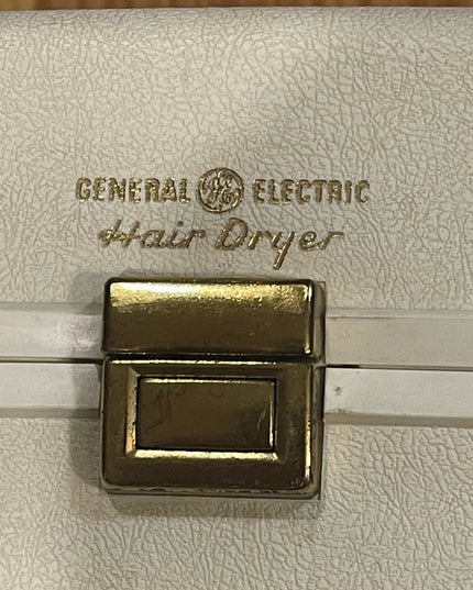 Vintage 1960s GE General Electric suitcase blow dryer VG