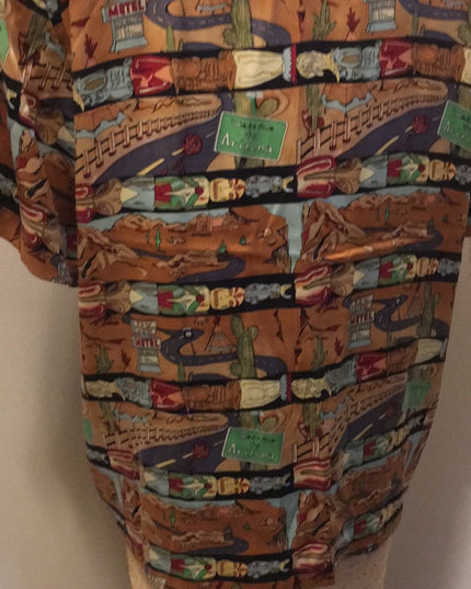 - Vintage Silk Short sleeve Blouse Arizona limited Nichole Miller
