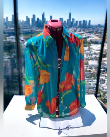 - Vintage Liz Claiborne Lizsport Sheer blouse cover