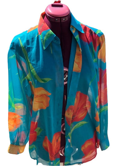 - Vintage Liz Claiborne Lizsport Sheer blouse cover