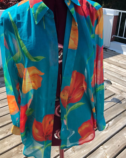 - Vintage Liz Claiborne Lizsport Sheer blouse cover