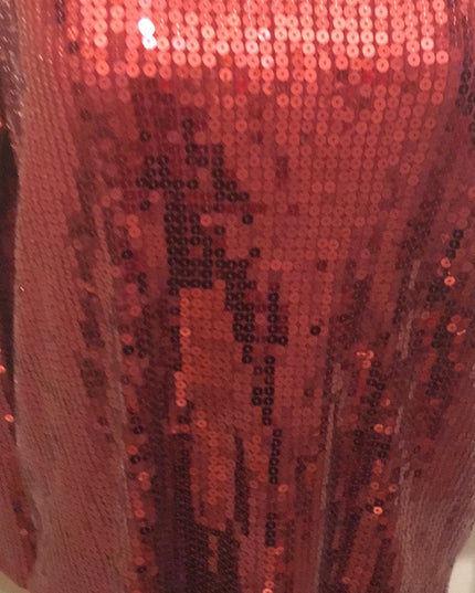 - Pink Shimmer sequin long blouse Sz LG Stretchy