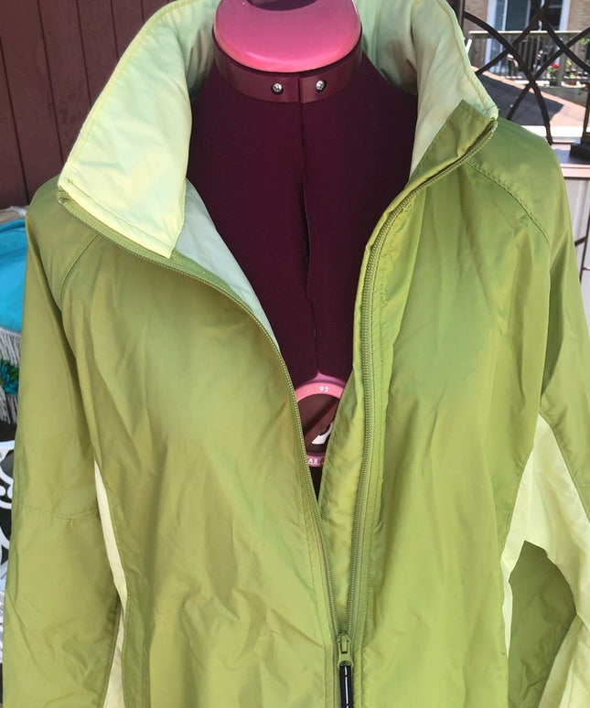 Columbia Light green Windbreaker Hoodie Wo…