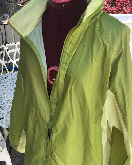 Columbia Light green Windbreaker Hoodie Wo…