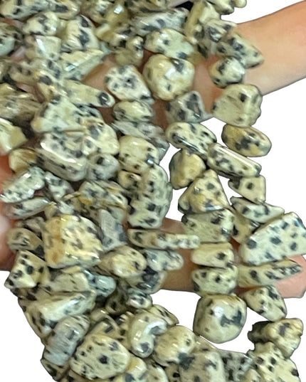 Lovely 3 strand high quality leopard skin Jasper 3 strand heavy necklace