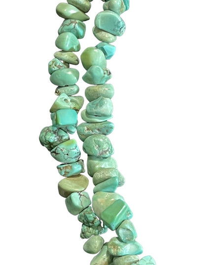 Vintage southwestern Turquoise chip high quality necklace