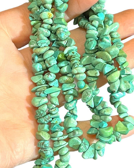 Vintage southwestern Turquoise chip high quality necklace
