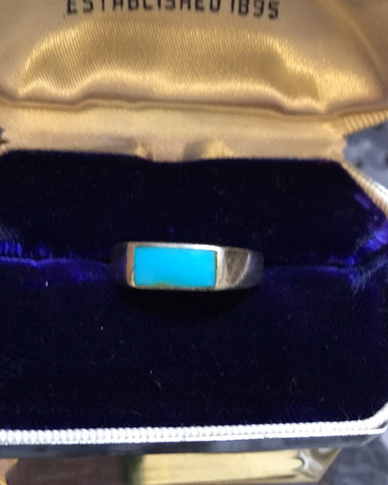 Vintage turquois 925 Navajo sterling silver ring