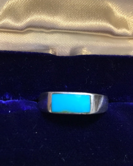 Vintage turquois 925 Navajo sterling silver ring