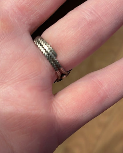 Sterling silver Jadite Adjustable ring Thai