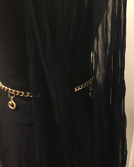 Vintage Heavy quality Gold tone Metal chain link belt