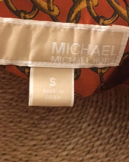 Michael Kors Horse Bit Blouse fall colors blouse