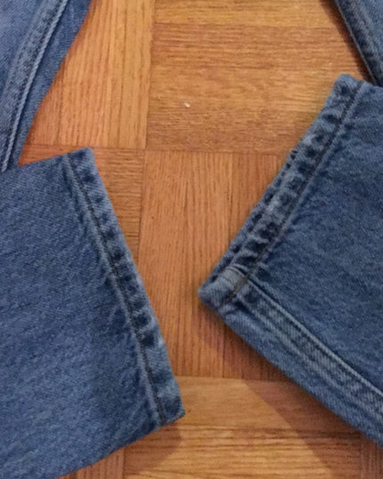 Zara Mens Distressed blue jeans Sz 30/26