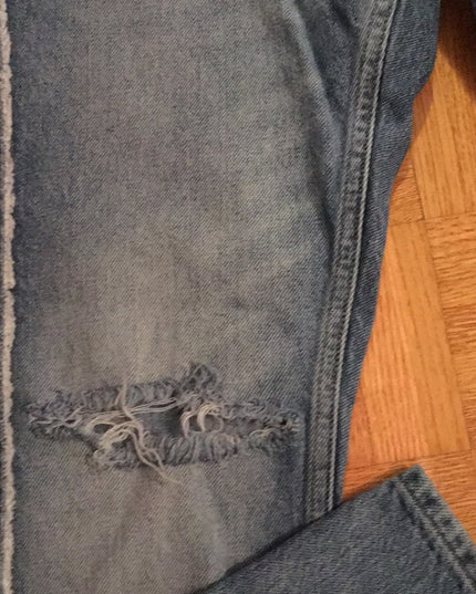 Zara Mens Distressed blue jeans Sz 30/26