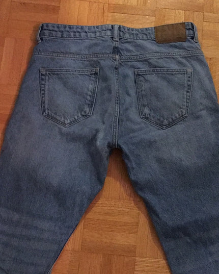 Zara Mens Distressed blue jeans Sz 30/26