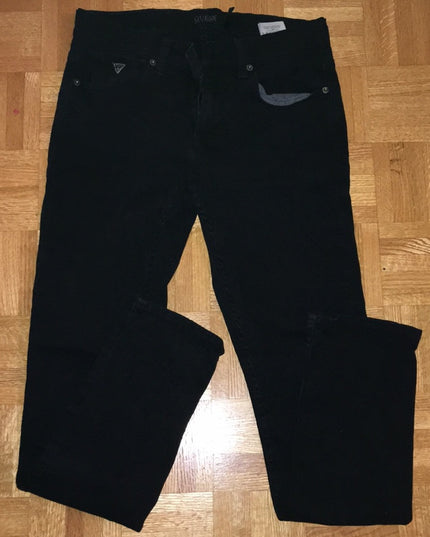 Mens Black Guess Jeans VG Sz 29x30