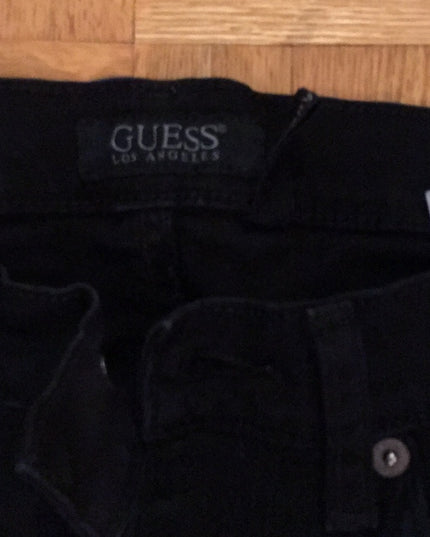 Mens Black Guess Jeans VG Sz 29x30