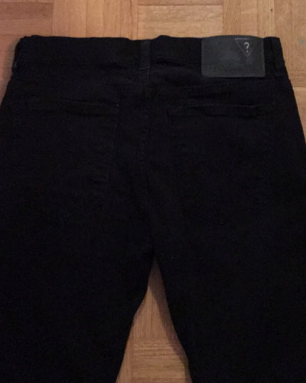 Mens Black Guess Jeans VG Sz 29x30