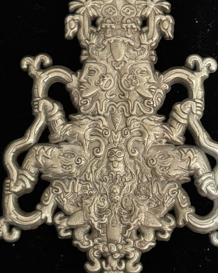 Illuminate hand made limited edition 5/100 transend Illusion Brooch pin pewter