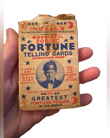 1930s Ingalls Wonderful Zodiac Fortune telling cards Orig Deck Complete oracle