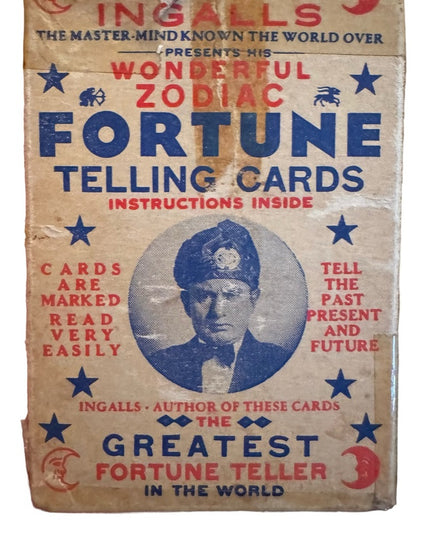 1930s Ingalls Wonderful Zodiac Fortune telling cards Orig Deck Complete oracle
