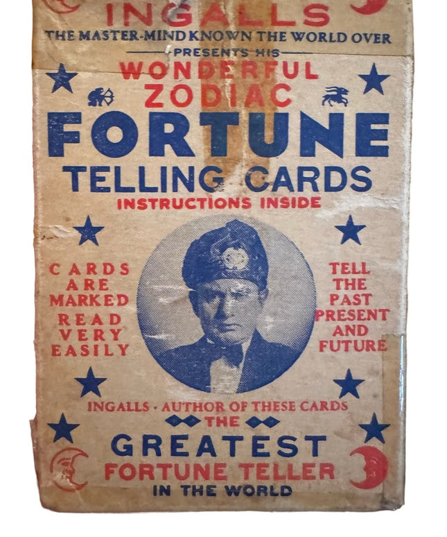 1930s Ingalls Wonderful Zodiac Fortune telling cards Orig Deck Complete oracle