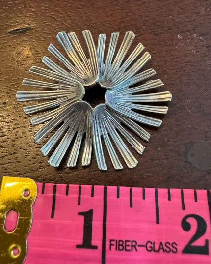 Vintage Mid Century Modernist starburst brooch sterling siver 925 Beau