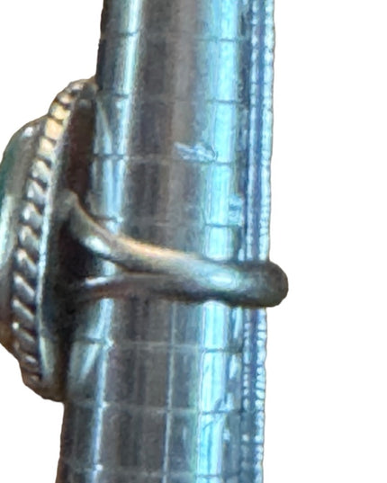 Vintage Sterling silver 925  turquoise handmade Southwestern ring