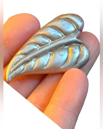 Vintage Los Castillos Sterling silver 925 Taxco Mexico leaf brooch