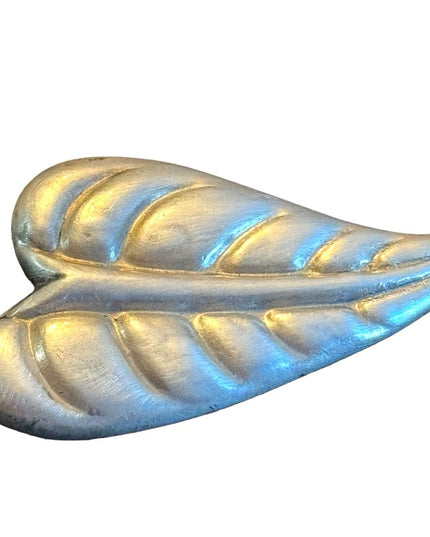 Vintage Los Castillos Sterling silver 925 Taxco Mexico leaf brooch