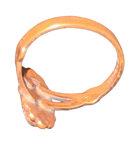 Vintage Bell Trading post copper & turquoise southwestern ring