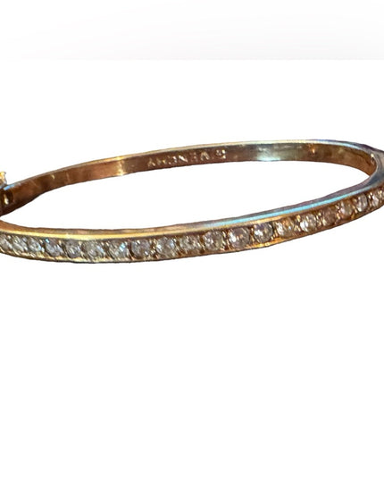 Lovely GIVENCHY Gold finish CZ bangle HQ Bracelet