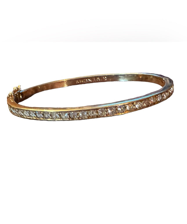 Lovely GIVENCHY Gold finish CZ bangle HQ Bracelet