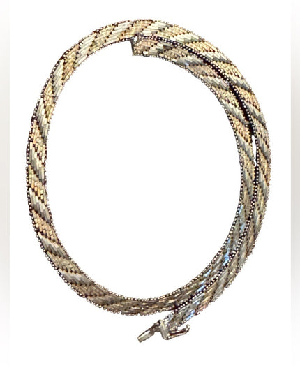 Stunning sterling silver 925 Italy Italian Riccio Necklace i16”