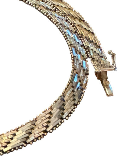 Stunning sterling silver 925 Italy Italian Riccio Necklace i16”