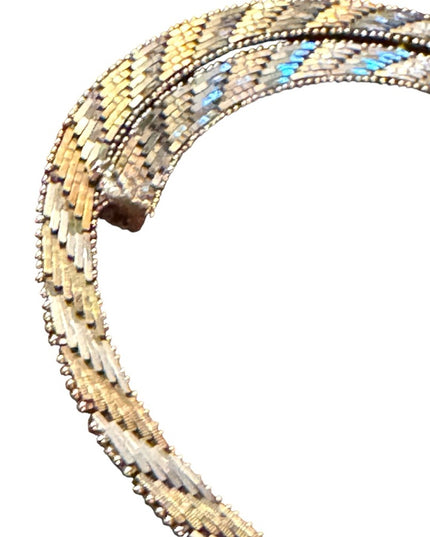 Stunning sterling silver 925 Italy Italian Riccio Necklace i16”